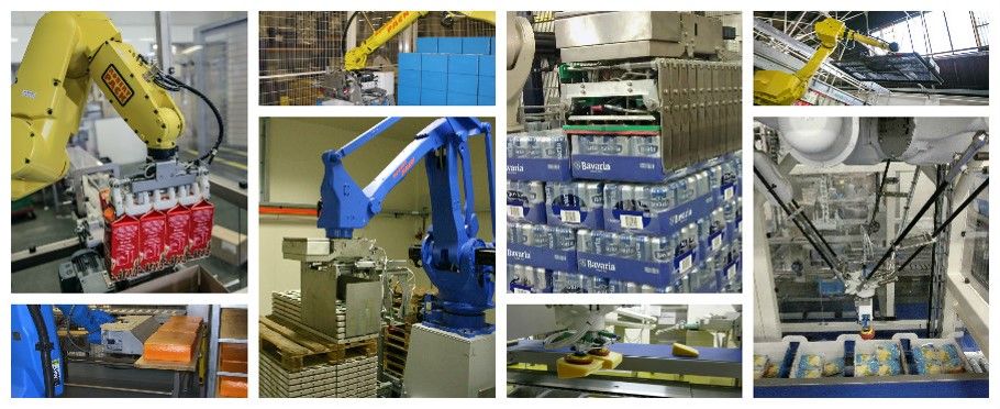 Overview of Robertpack_robot packaging solutions_bakery and confectionery_Drinks industry_Food other_cheese and cheese processing_Non-food_Meat and fish_Dairy industry